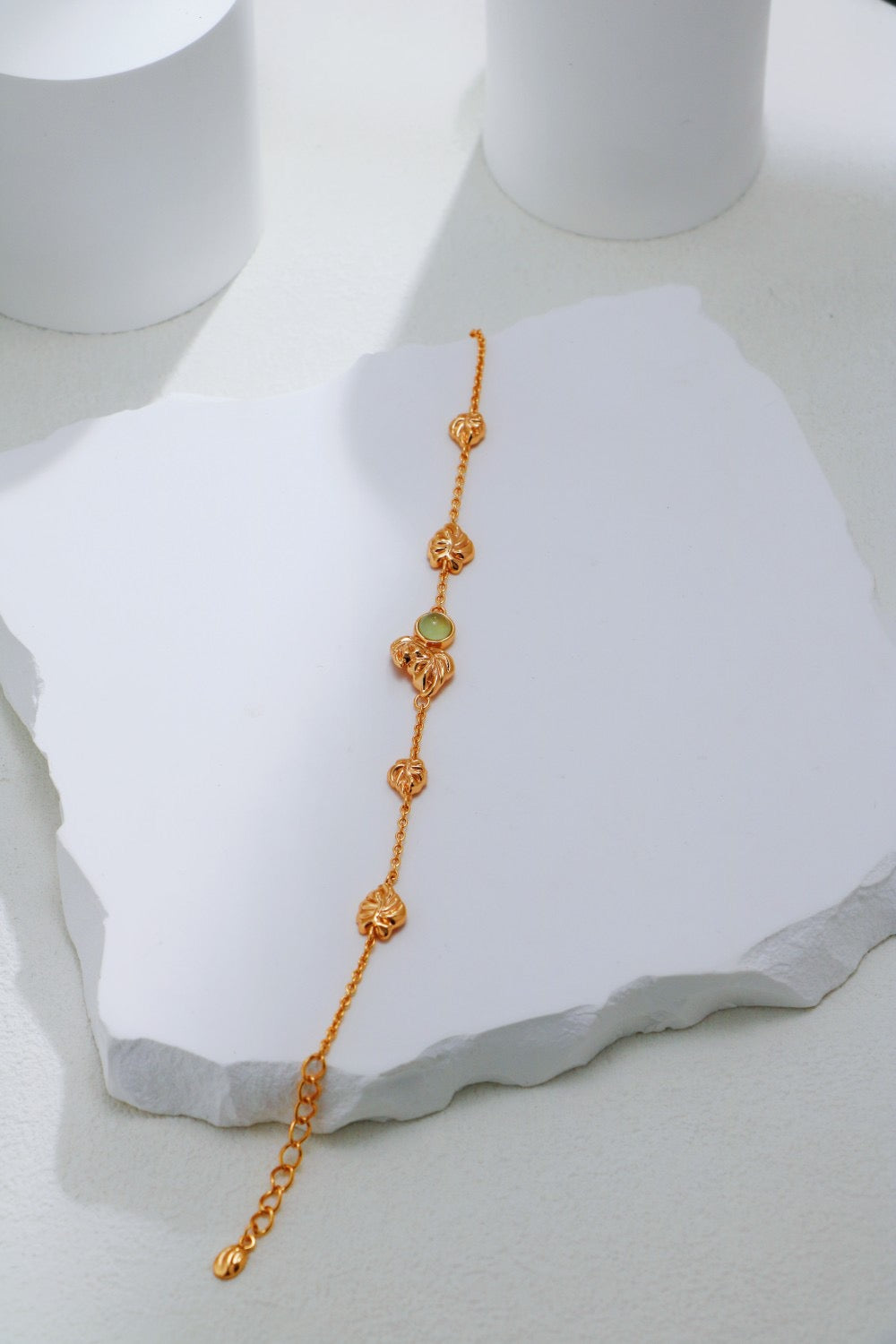 Calla Lily Chalcedony Bracelet