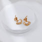 Triangle Mother of Pearl Earrings and Necklace Set