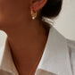 Fan-Shaped Pearl Pendant Earrings and Necklace Set