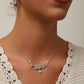Floral Earrings and Necklace Set