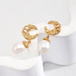 Moon Pearl Earrings