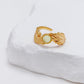 Handmade Calla Lily Chalcedony Jewelry Set Women Necklace Earrings Ring